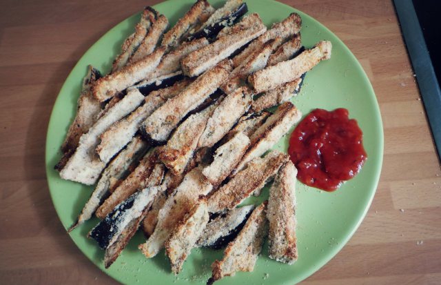 Low-Carb Aubergine Fries (Gluten-Free)